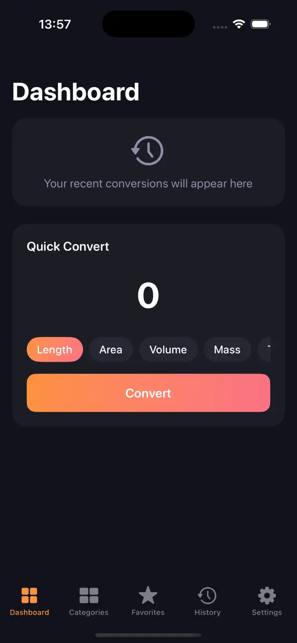 Screenshot #2 pour Unit Convert Go