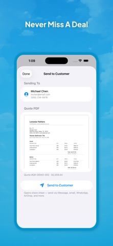 CloseQuote - Instant estimates screenshot