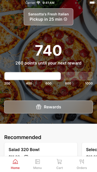 Sansotta's Fresh Italian iPhone screenshot 1 - Food & Drink app