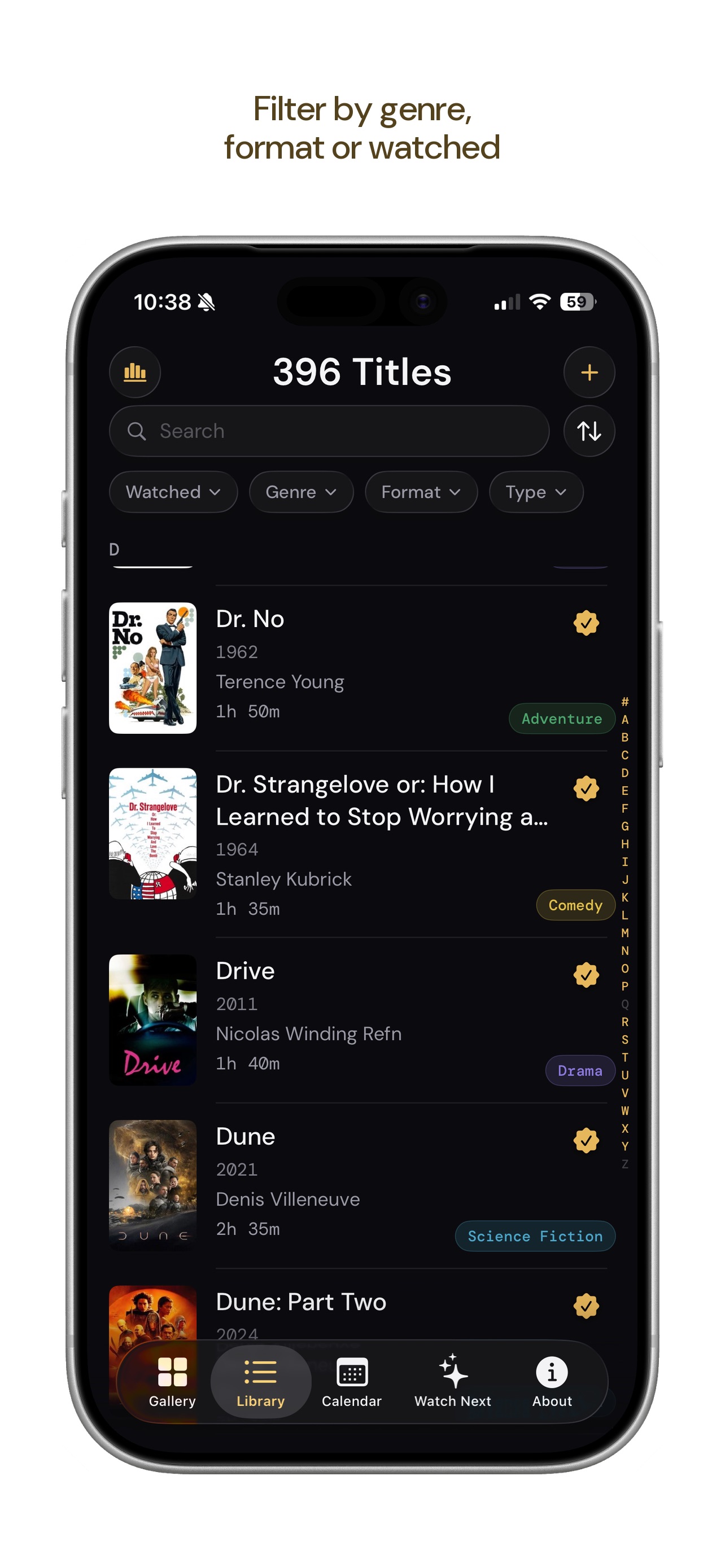 Screenshot 2 of Film Library