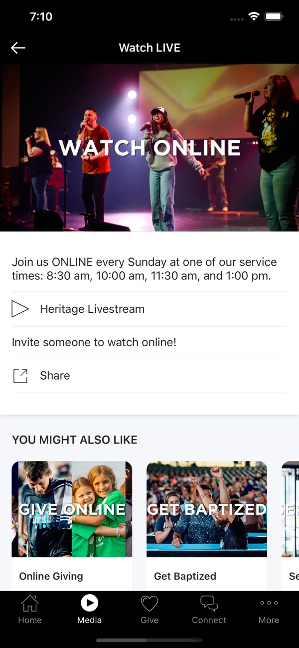 Screenshot #2 pour Heritage Church MI