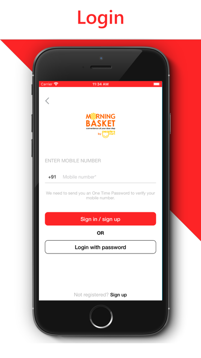 Morning Basket - Home Delivery Screenshot