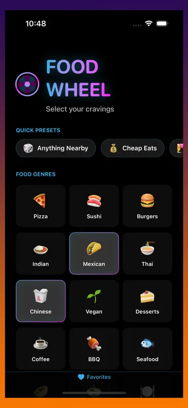 Food Wheel – Pick Dinner screenshot 1 of 4