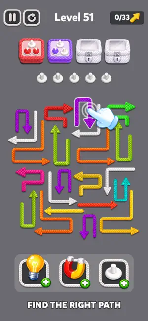 Arrow Escape Puzzle: Wool Sort screenshot 4