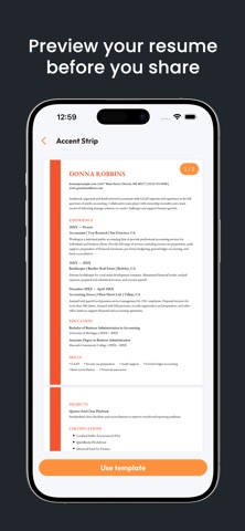 Resume Builder - ATS CV Maker Screenshot 2 of 10