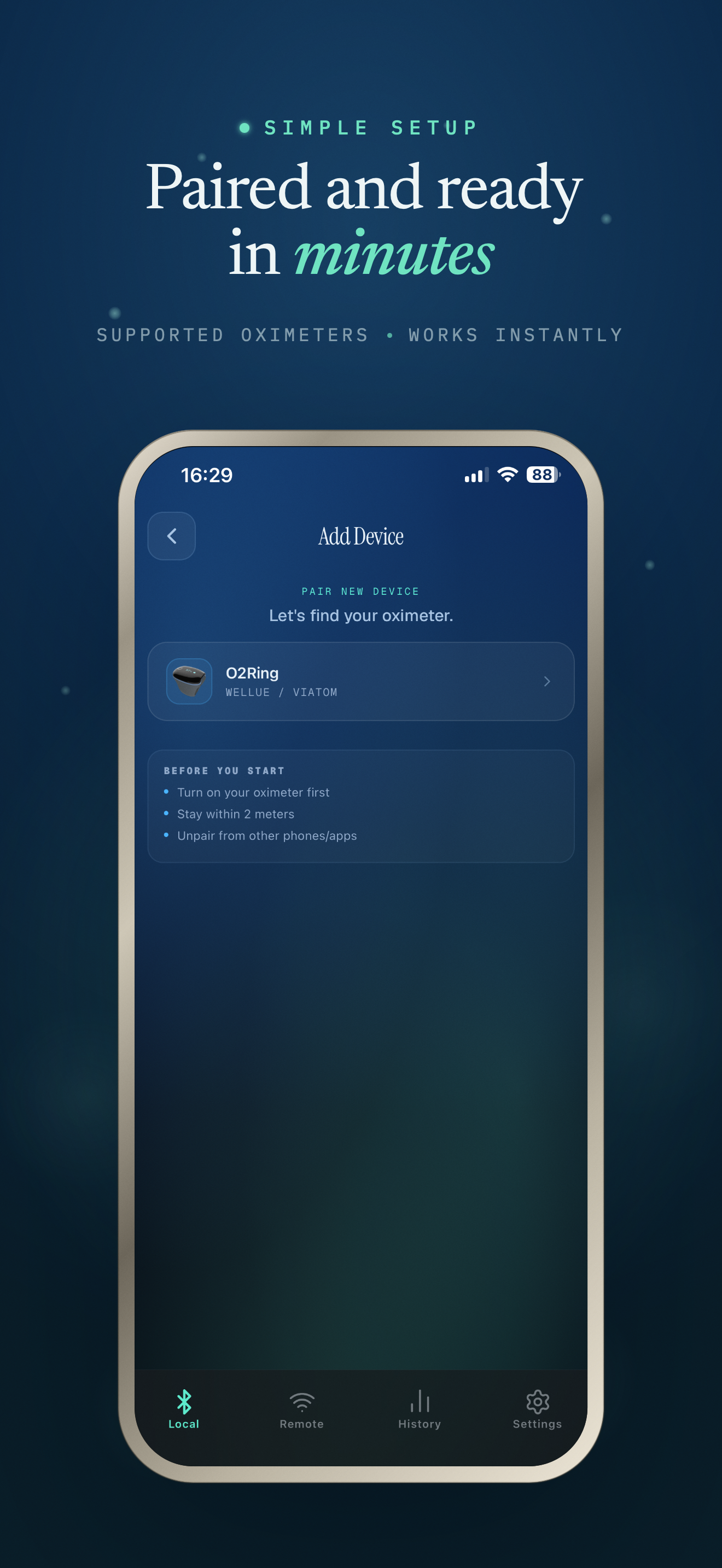 OxyRemote: Oxygen Monitor