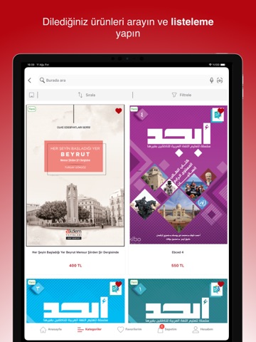 Misvak Kitap iPad screenshot