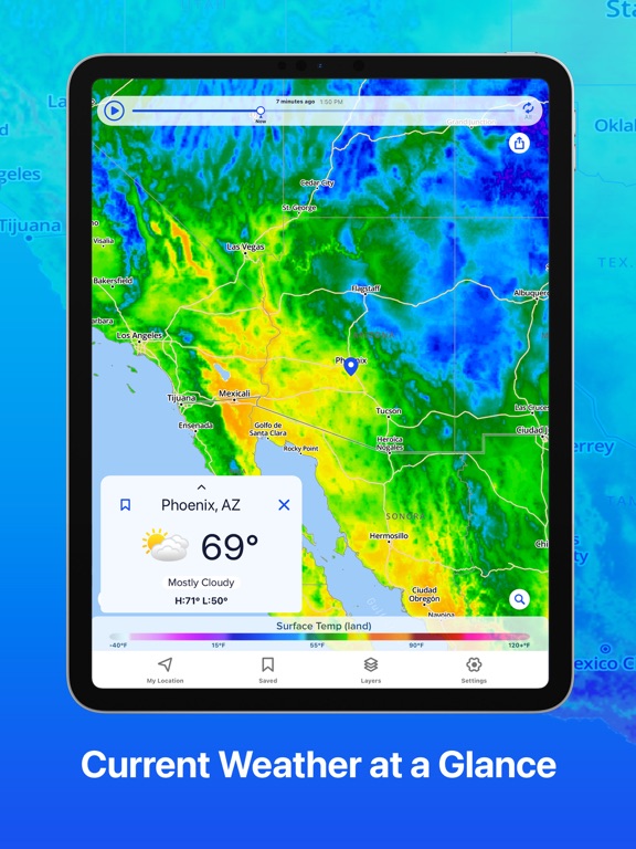 Screenshot #5 pour Weather Hi-Def Radar Forecast