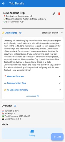 TravMate screenshot