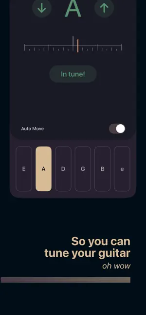 Guitar Tuner by Frido screenshot 2