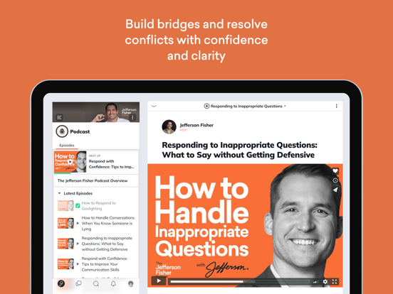 Jefferson Fisher iPad screenshot 4 - Social Networking app