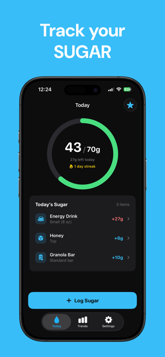 Sugar Tracker: Quit Cravings Screenshot 1 of 3