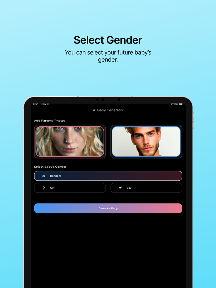 AI Baby Generator FutureBaby
