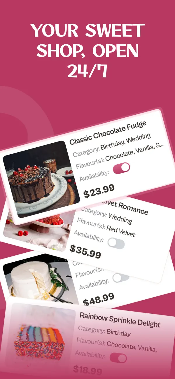 Screenshot #1 pour Hola Bakery App