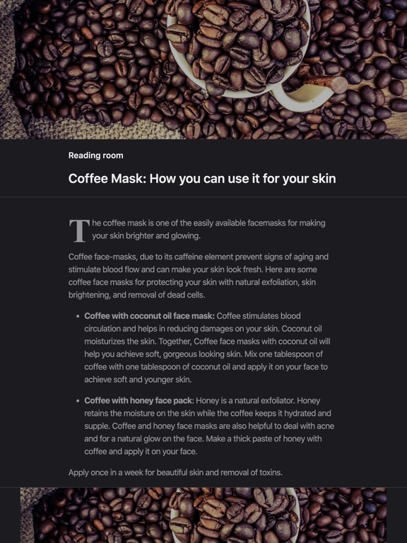 Beauty Tips - Skin & Hair Care iPad screenshot 5 - Lifestyle app