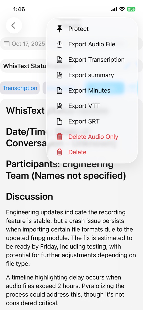 iPhone screenshot