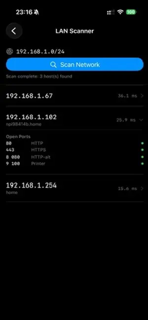 NetDiag+ Network Toolkit screenshot 4