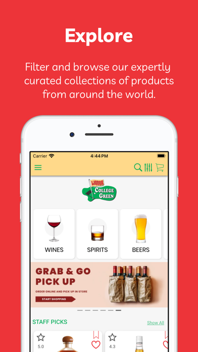 Screenshot #1 pour College Green Liquor