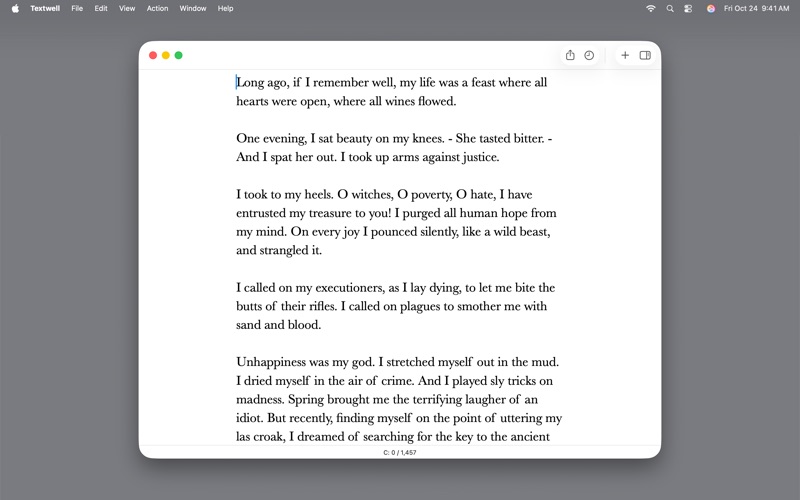 Screenshot #1 pour Textwell