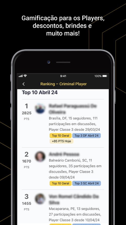 #8. Criminal Player (iOS) Podle: Criminal Player Academia Ltda
