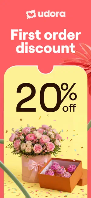 Udora: Buy Gifts & Flowers iPhone screenshot 1