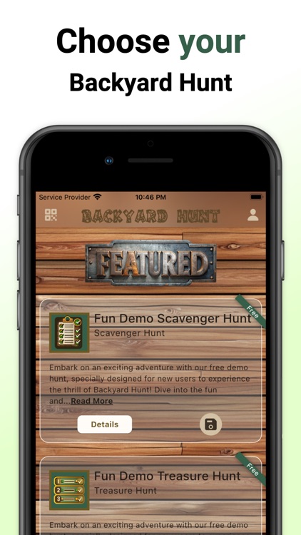 Backyard Hunt:QR Treasure Hunt