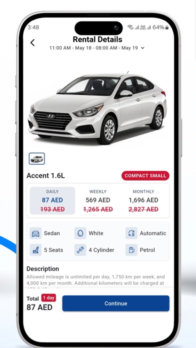 Autorent car rental Screenshot