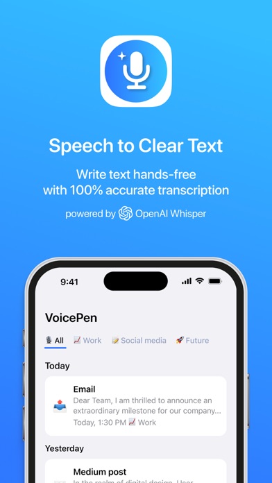 Voice Pen: Speech to Text AIのおすすめ画像1