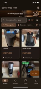 Sale Coffee Tools screenshot