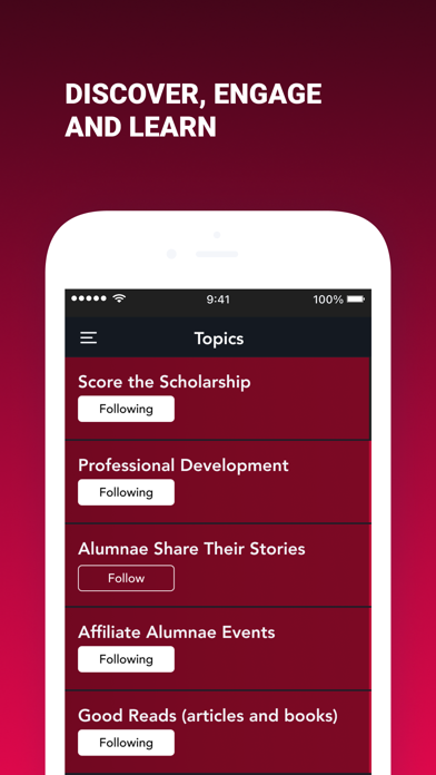 Girls Inc Alumnae Association iPhone screenshot 3 - Social Networking app