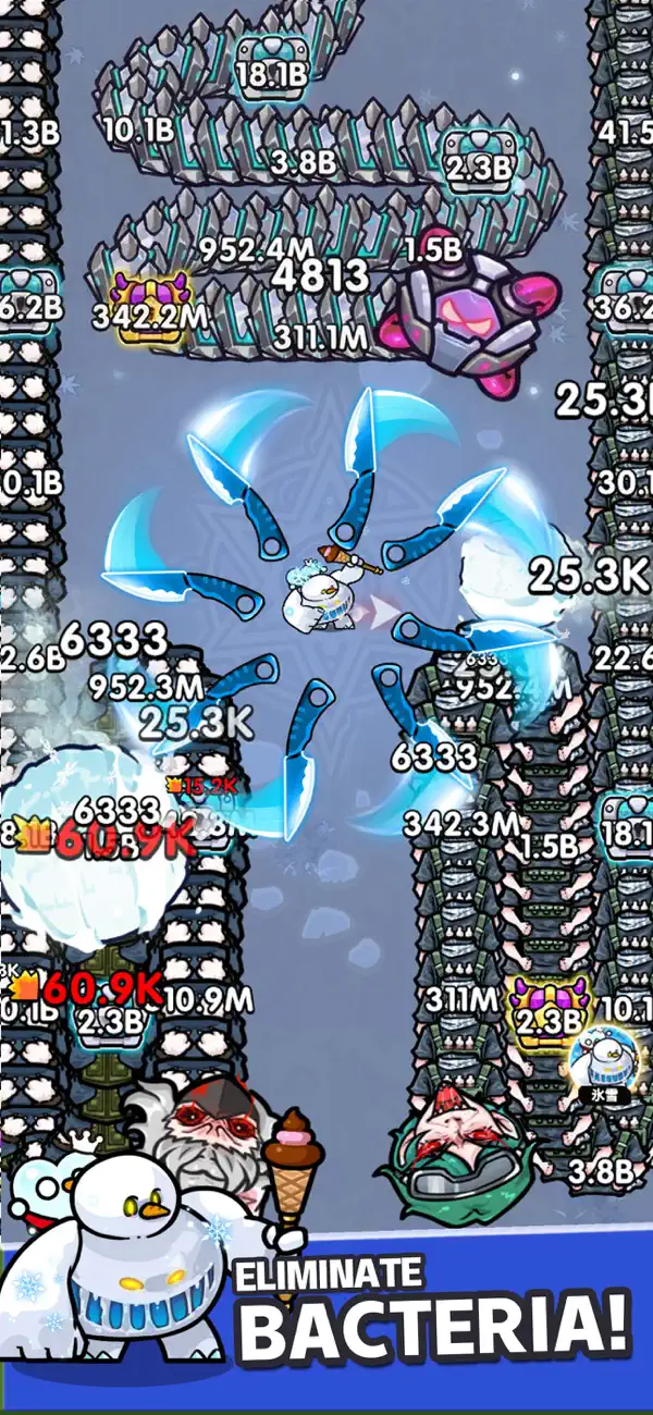 Cell Survivor - Shoot Defense iOS Mod IPA screenshot 2 - iOS game interface