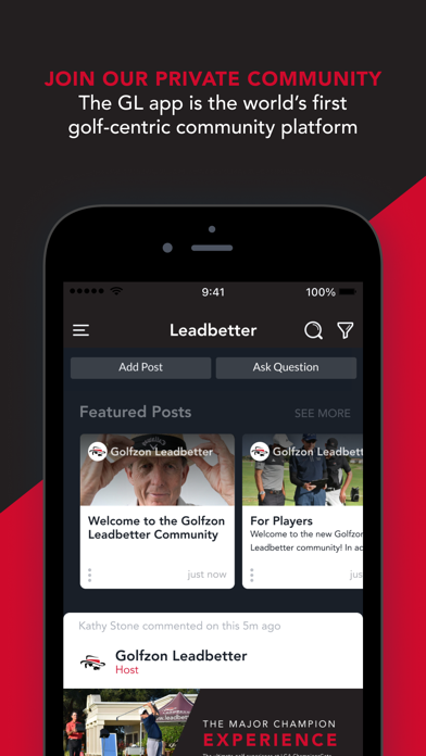 Screenshot #1 pour Golfzon Leadbetter