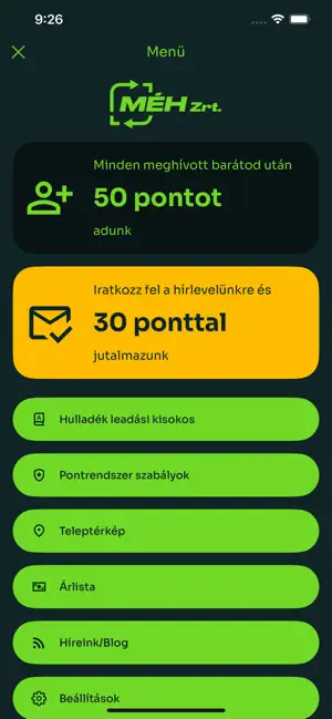 MÉH Zrt. screenshot 2