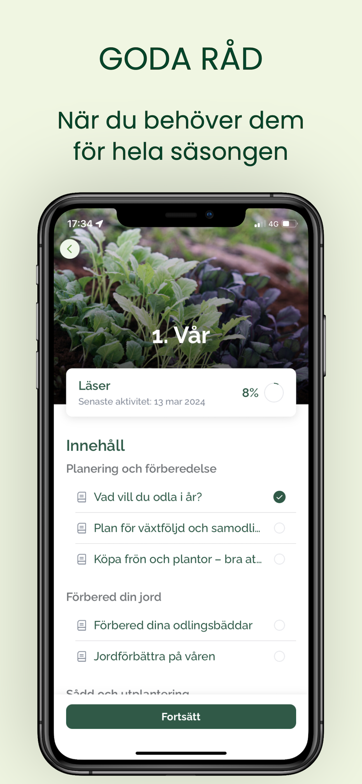 Odla ätbart