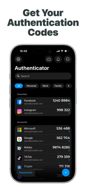 Authenticator App screenshot 1