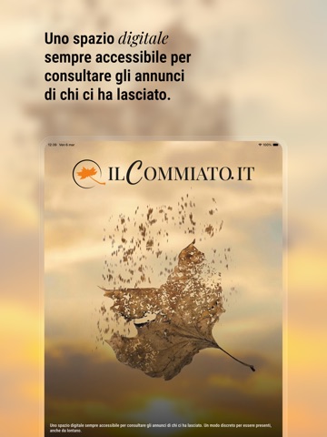 Il Commiato iPad screenshot