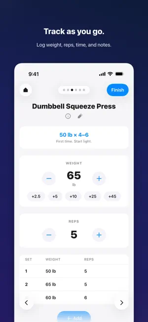 Set Fitness screenshot 4