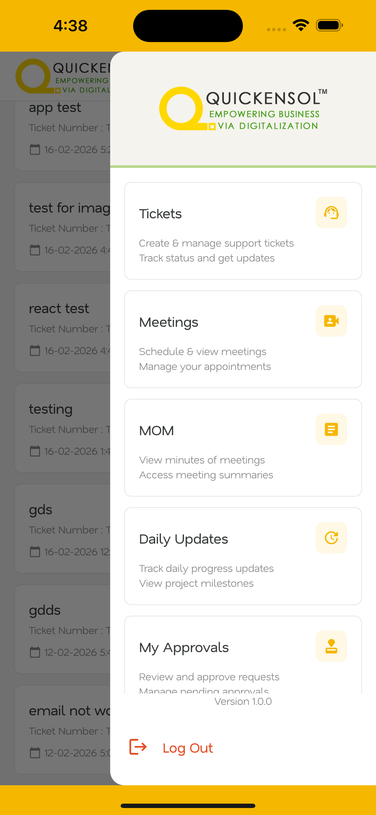 Quickensol Support screenshot 8