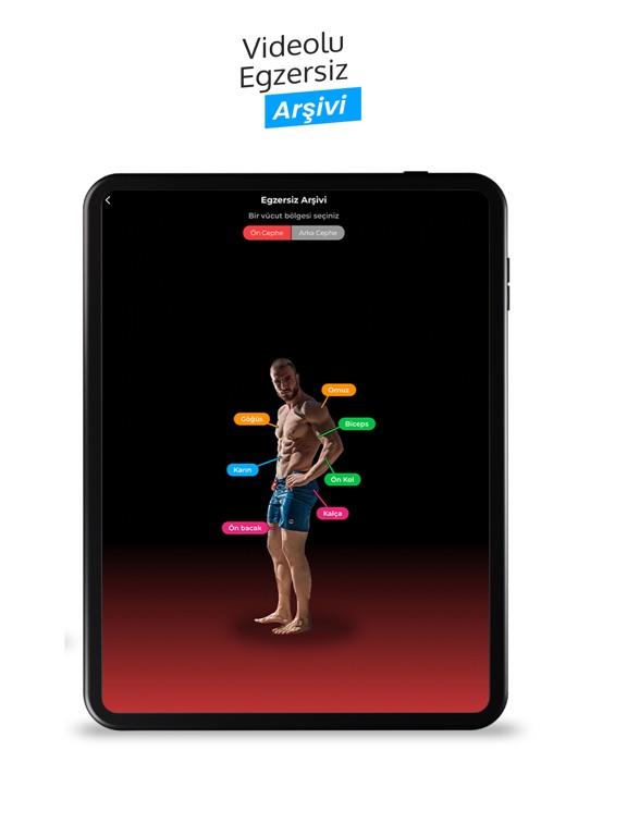 Berkay Türkkan Fitness iPad screenshot 6 - Health & Fitness app