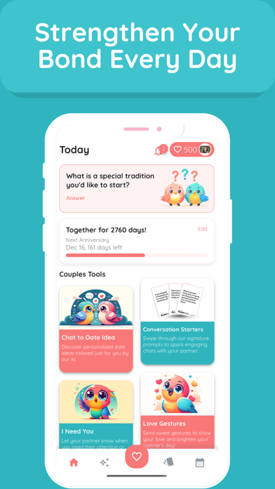 4Lovebirds: Relationship app Screenshot