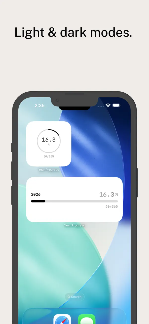 #4. Year Progress (iOS) Podle: Arjit Jaiswal
