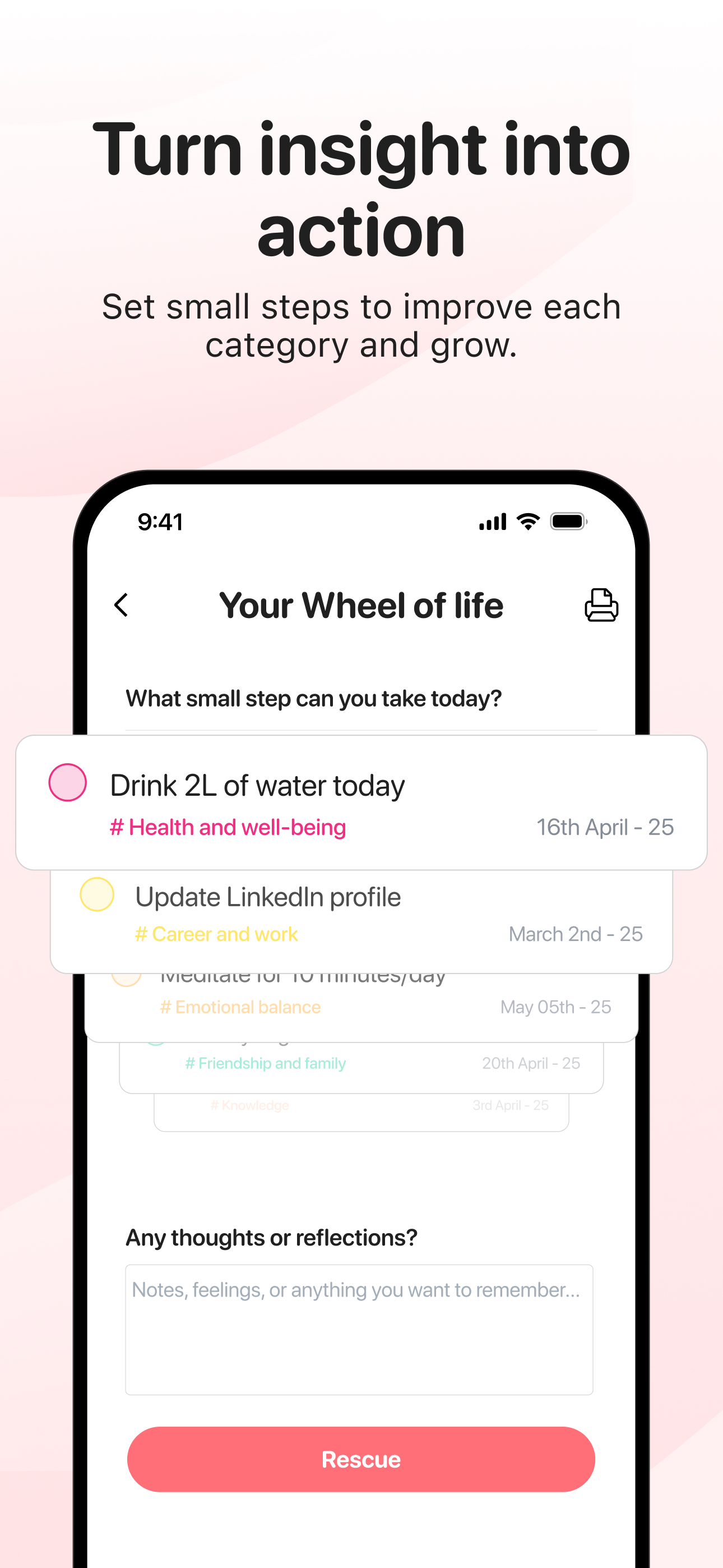Wheel of Life: Self-knowledge
