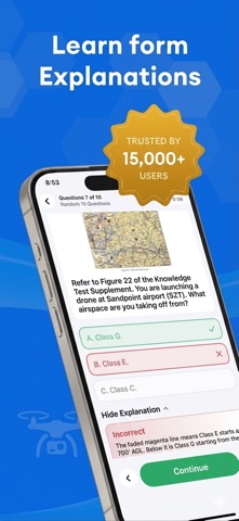 FAA Part 107 Test Prep 2026 Screenshot 4 of 5