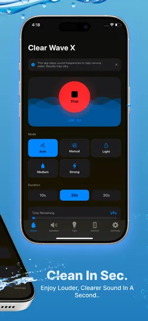 Clear Wave X iPhone screenshot 4