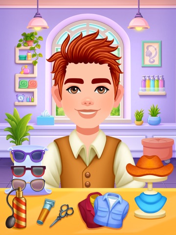 Hair Salon Games For Kids iPad screenshot