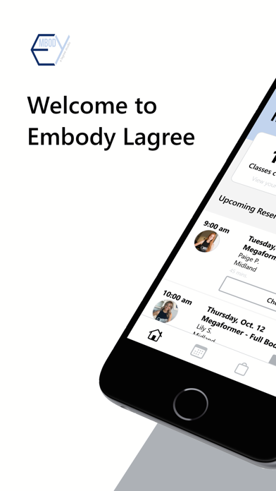 Embody Lagree App Screenshot