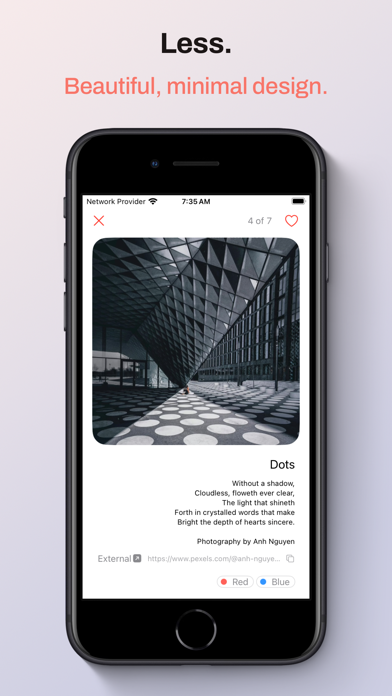 Curator – a tearsheet app Screenshot