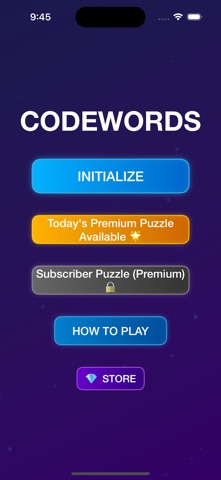 Daily CodeWord Puzzle Screenshot 1 of 4