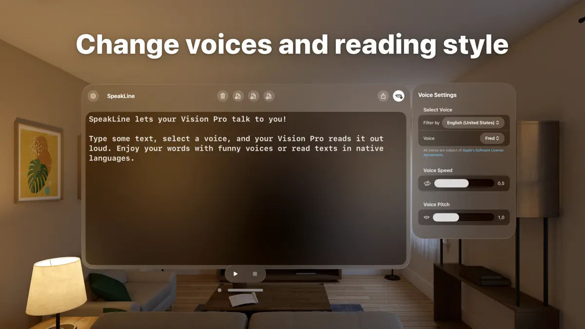 SpeakLine – Text to Speech screenshot 2