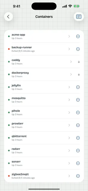 HomelabGlance screenshot 3